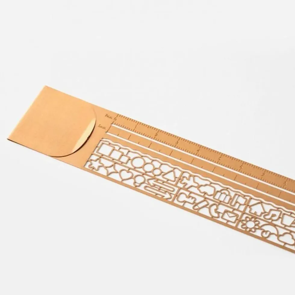 Clip Ruler Copper