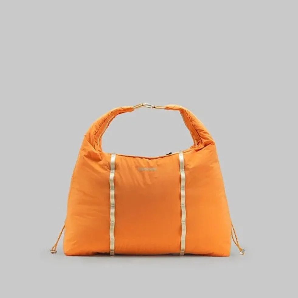 Cloud Hobo Medium Burn Orange Silky Peach