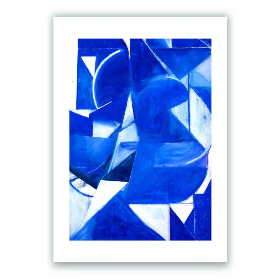 Composición Azul Giclée Print