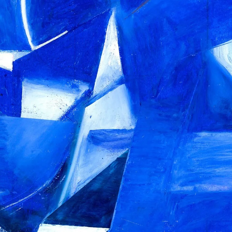 Composición Azul Giclée Print