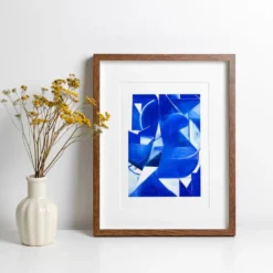 Composición Azul Giclée Print