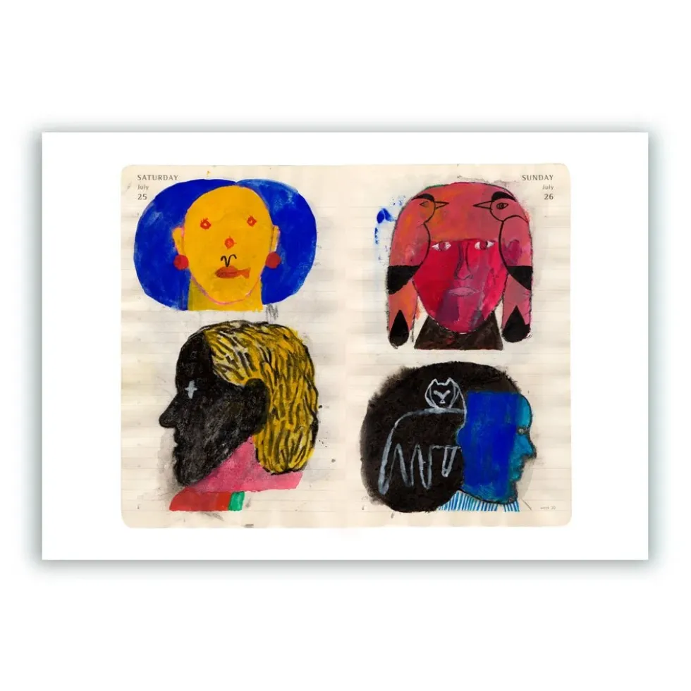 Cuatro Mujeres Giclée Print A4