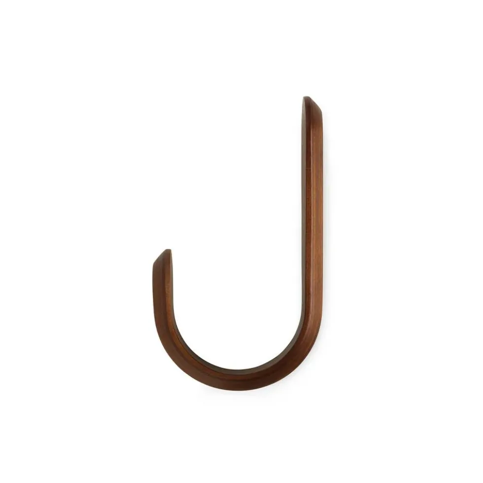 Curve Hook Walnut