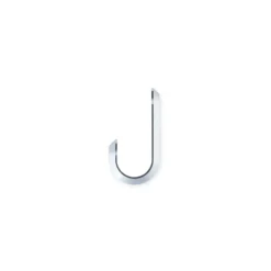 Curve Mini Hooks Silver (Set of 2)