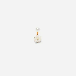 Daisy Pearl Sing Earring