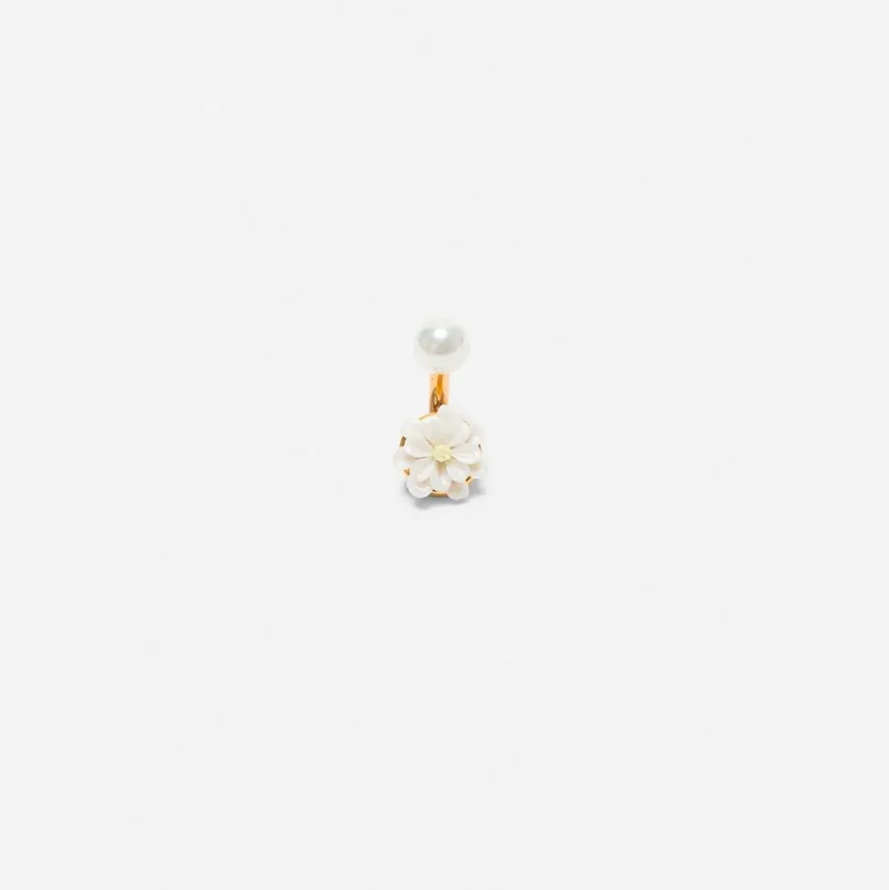 Daisy Pearl Sing Earring