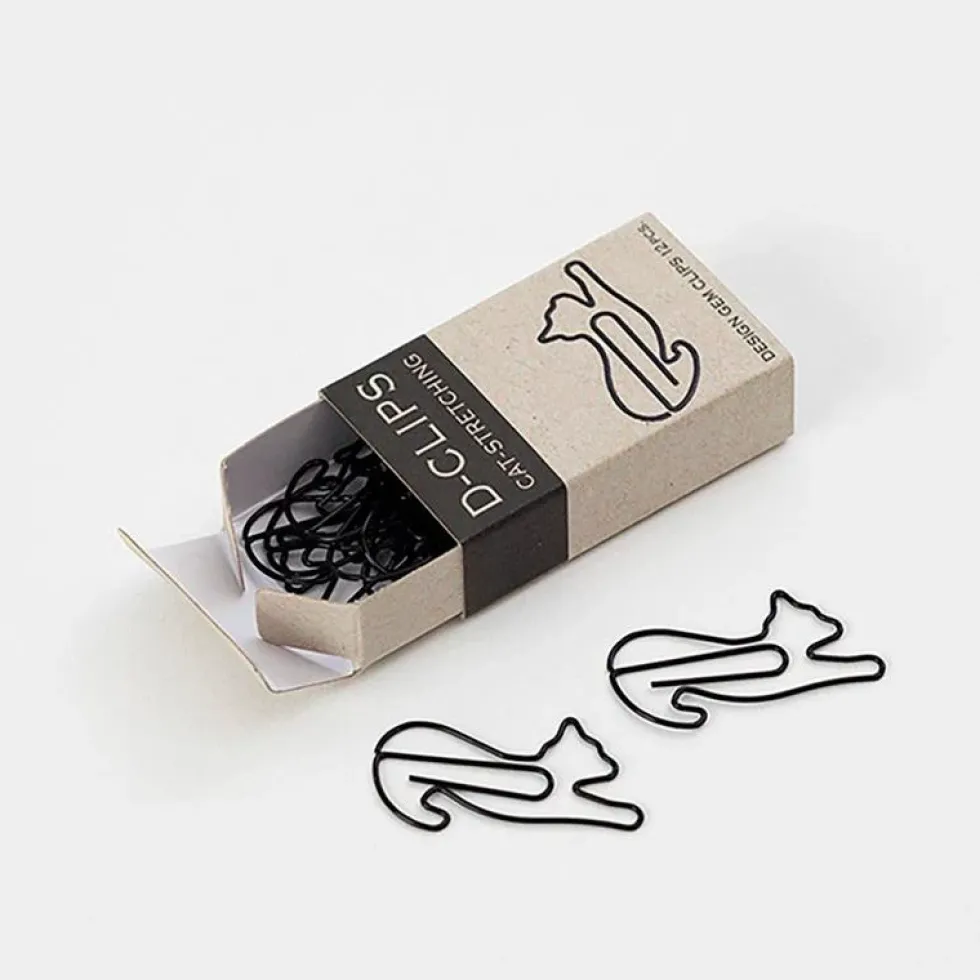 D-Clips Mini Box Cat Stretching