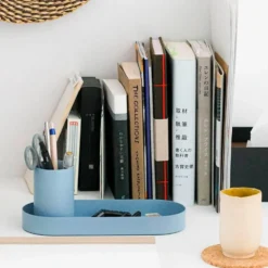 Desk Organizer Light Blue
