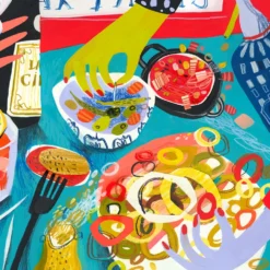 De tapas y raciones Giclée Print