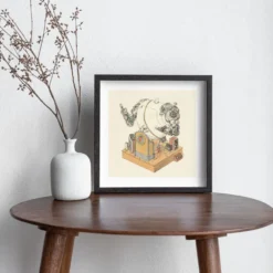 DGD Robot Conference Giclée Print 22x22