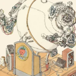 DGD Robot Conference Giclée Print 22x22