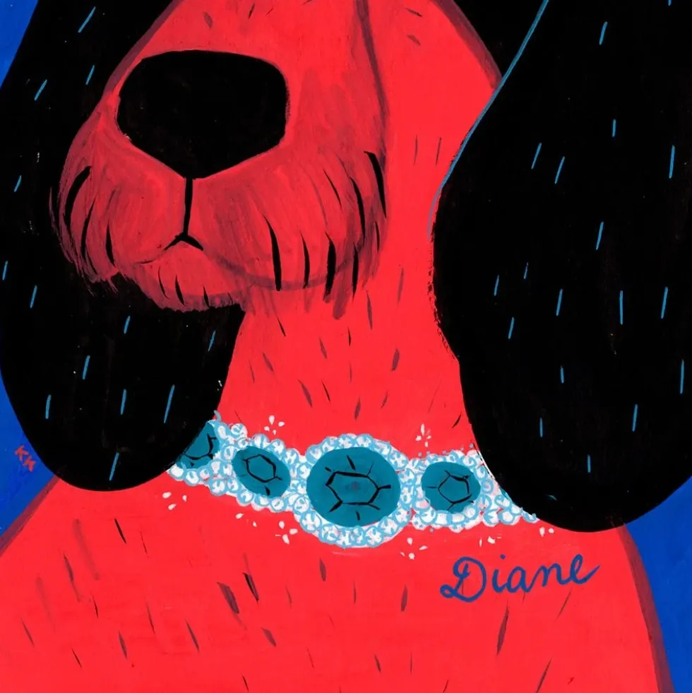 Diane Giclée Print 22x22