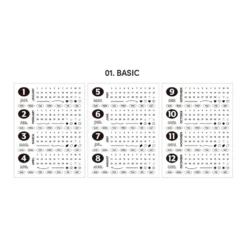 Diary Date Sticker 01 Basic