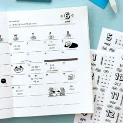 Diary Date Sticker 02 Handwriting