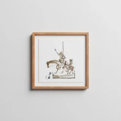 Don Quijote y Sancho Panza Giclée Print