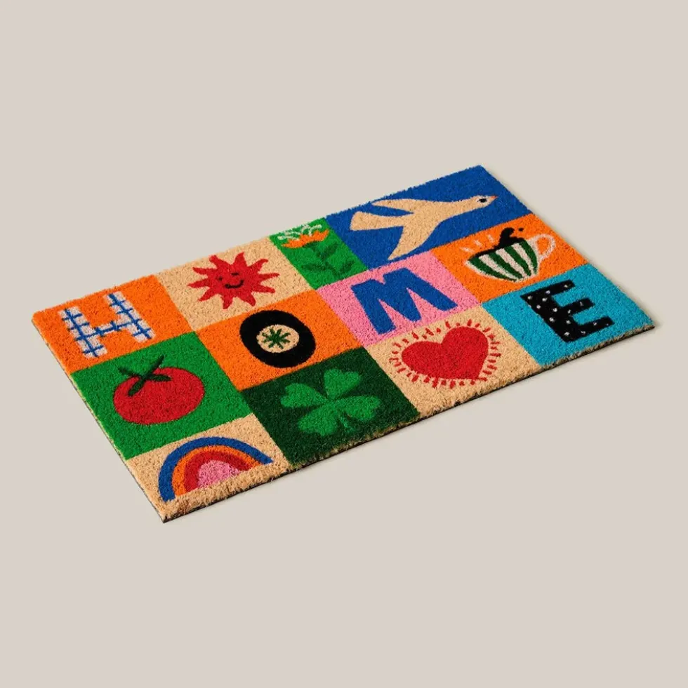 Doormat Coco White Home 40 x 70