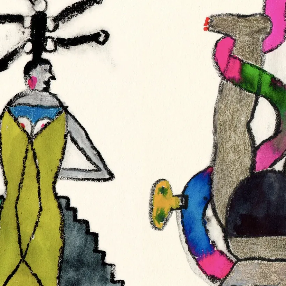 Dos Marionetas Giclée Print