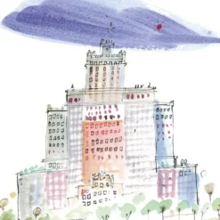 Edificio España Giclée Print