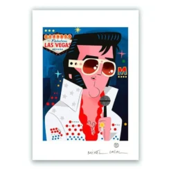 Elvis Giclée Print A5