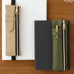 Estuche Book Band (B6 - A5) Caqui