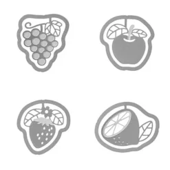 Etching Clips Fruit