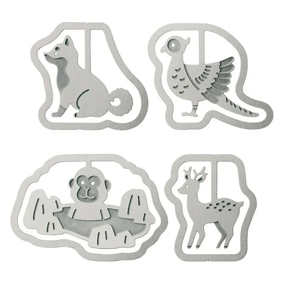 Etching Clips Japanese Animal