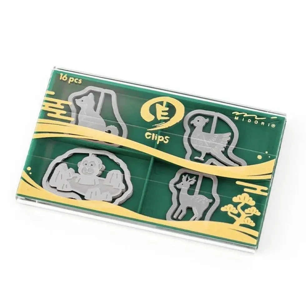 Etching Clips Japanese Animal
