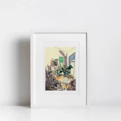 Evening at Studio Giclée Print A4