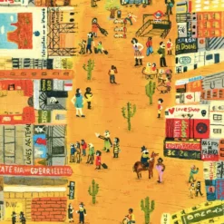 Far West Montera Giclée Print A4
