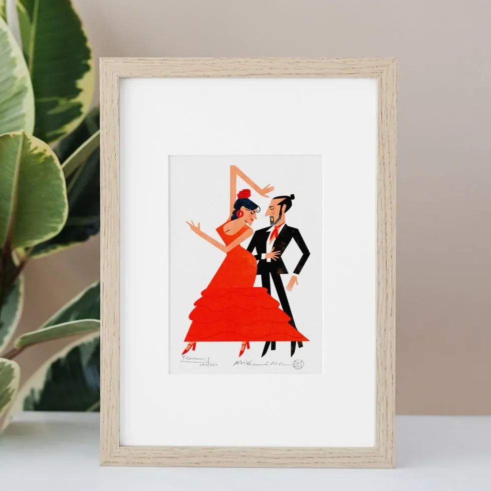Flamencos Fine Art Print