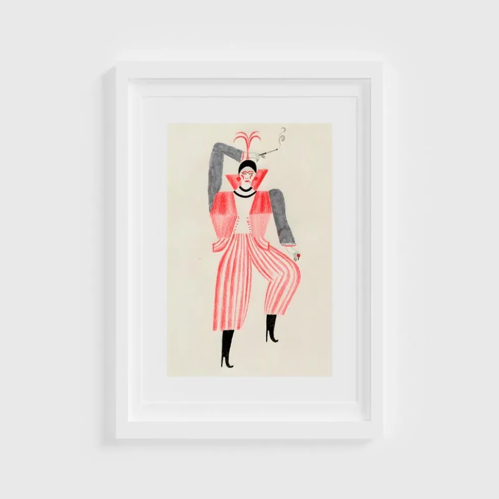 Flapper Giclée Print