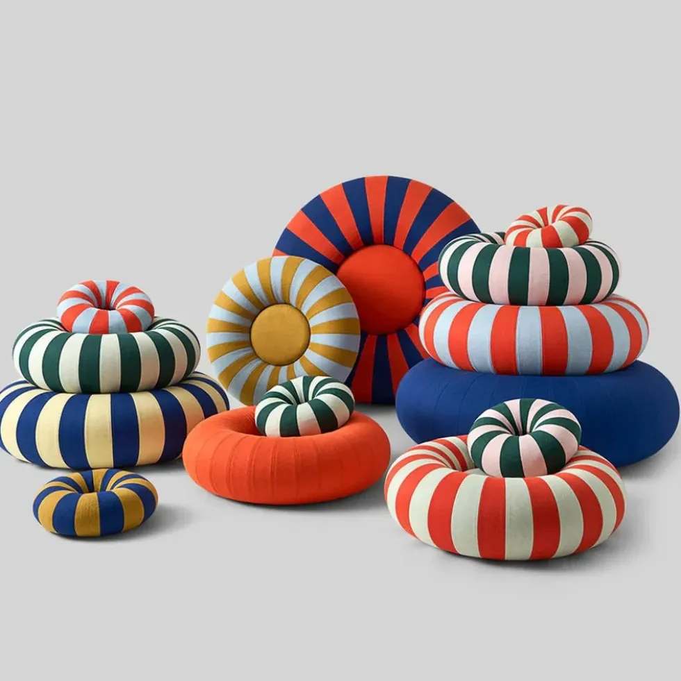 Float Pillow Red / Mint