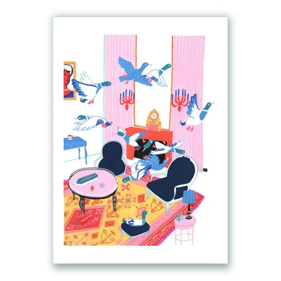 Flute Giclée Print A3
