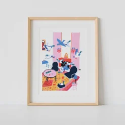 Flute Giclée Print A3