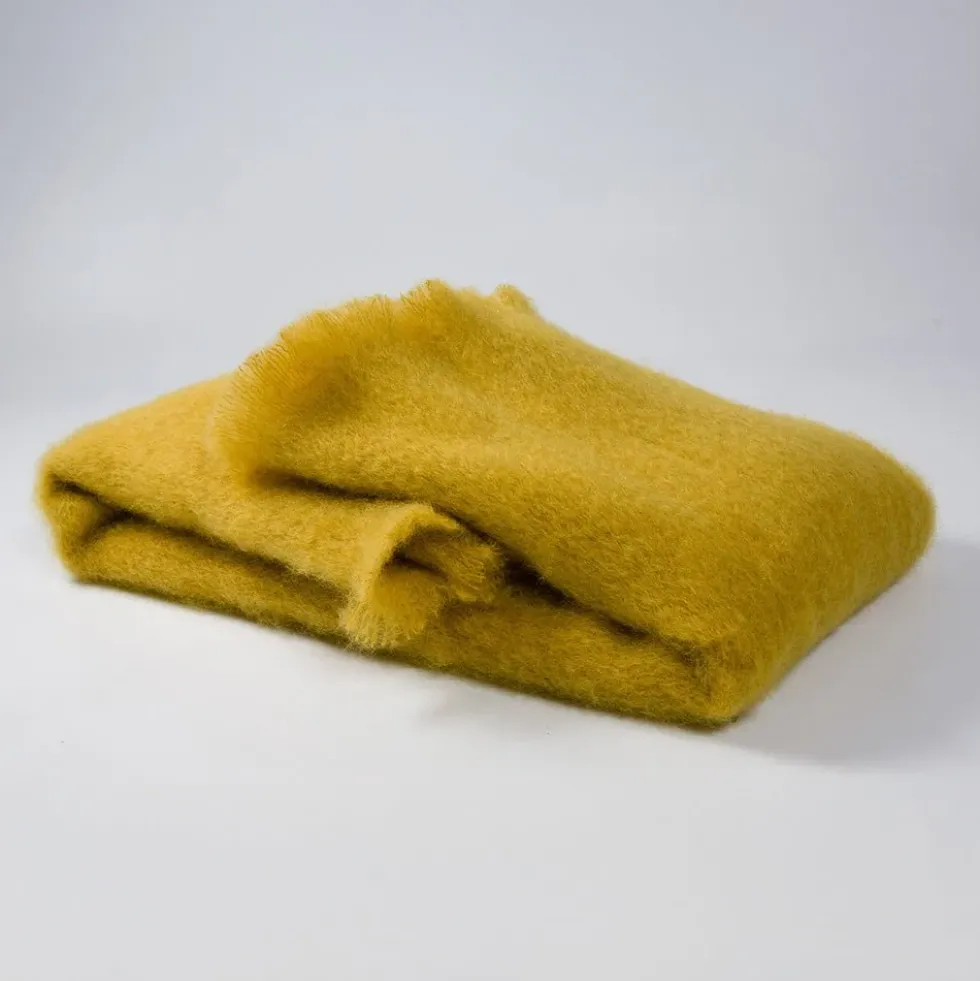 Foulard Mohair Mustard 793 18x170