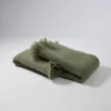 Foulard Mohair Olive Green 604 18x170