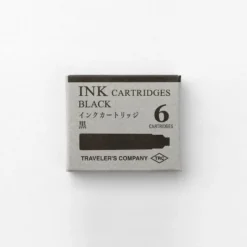 Fountain Pen Cartridge - Black (pack of 6)