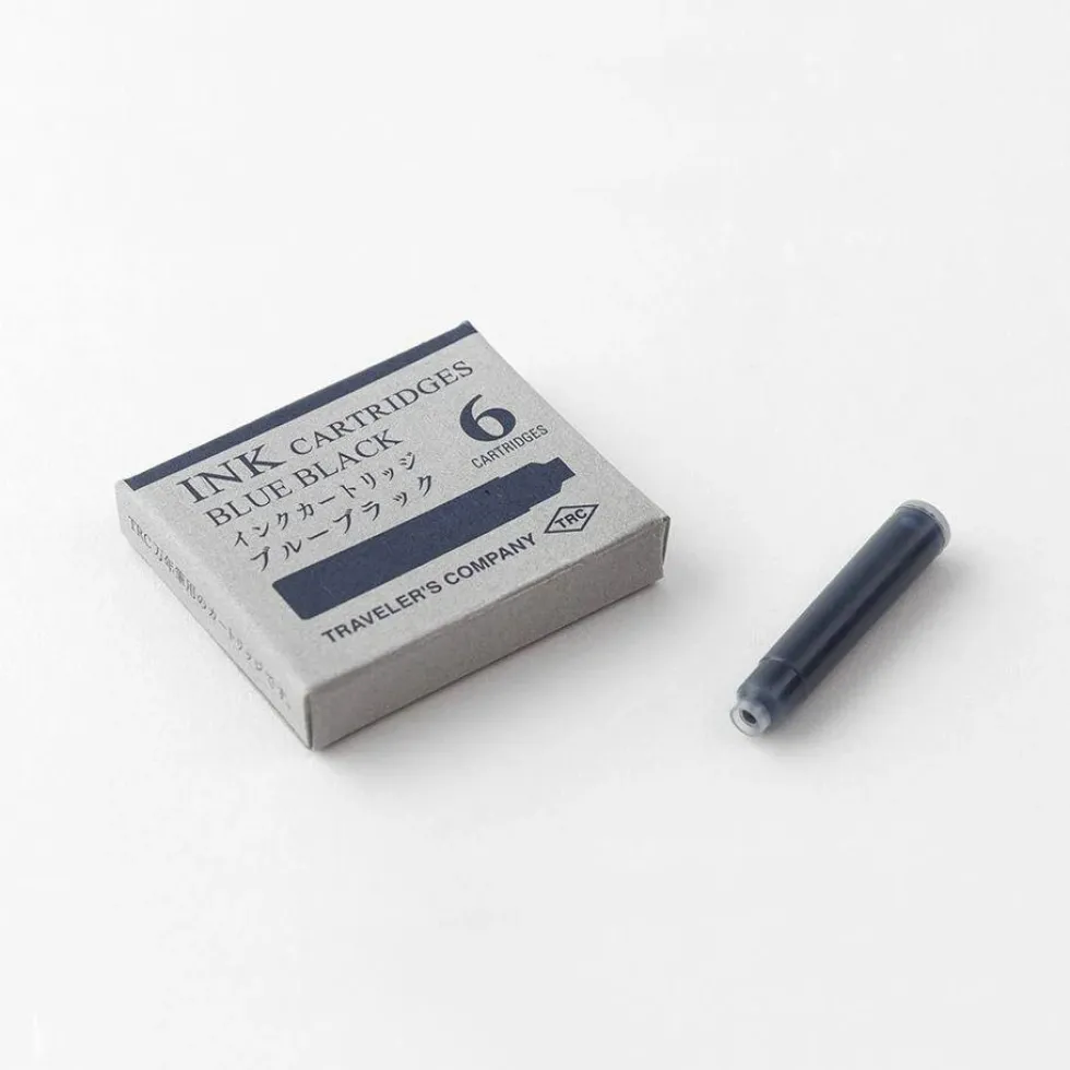 Fountain Pen Cartridge - Blue/Black (pack of 6)
