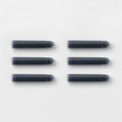 Fountain Pen Cartridge - Blue/Black (pack of 6)
