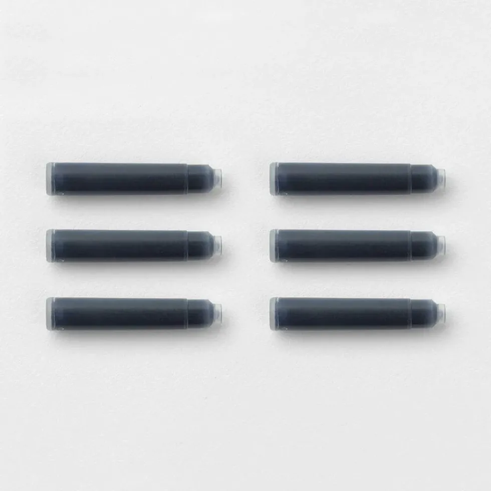 Fountain Pen Cartridge - Blue/Black (pack of 6)