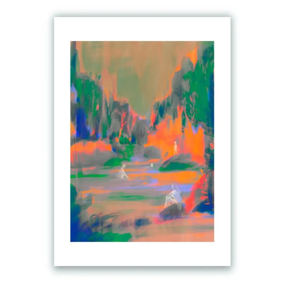 Four of Us Giclée Print A4