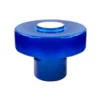 Foza Table Lamp with Colored Glass and Retro Style - Blue