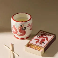 Ginger & Teak (Mermaid) Scented Soy Wax Candle