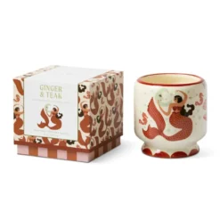 Ginger & Teak (Mermaid) Scented Soy Wax Candle