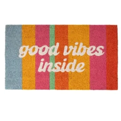 Good Vibes Inside Doormat