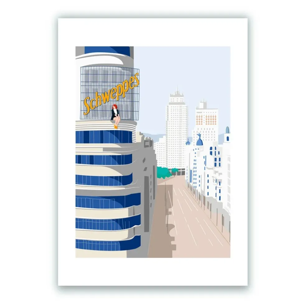 Gran Vía Giclée Print