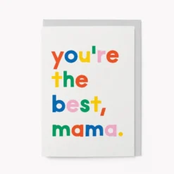 Greeting Card “Best Mama”