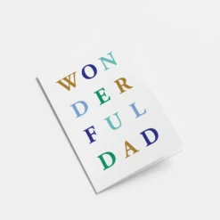 Gretting Card "Wonderful Dad"