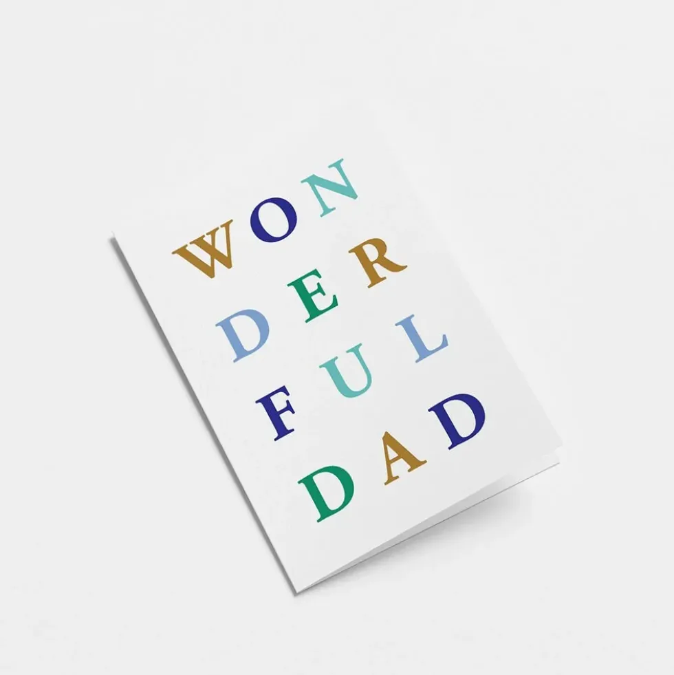 Gretting Card "Wonderful Dad"