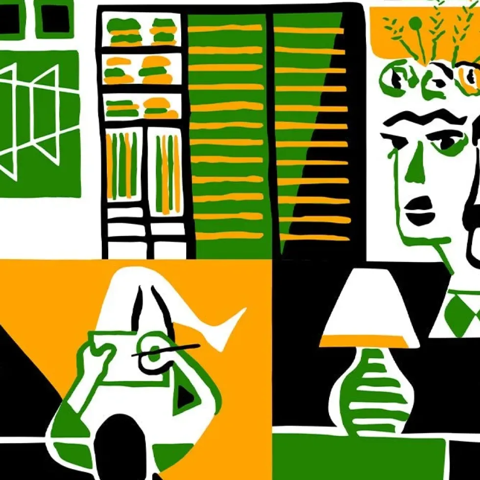 Habitación Compartida Giclée Print